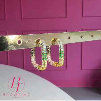 Gouden oorbellen stainless steel