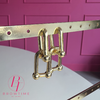 Gouden oorbellen stainless steel