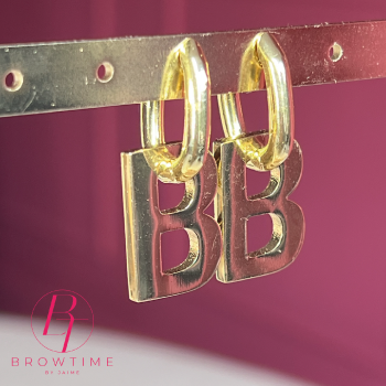 Gouden oorbellen stainless steel