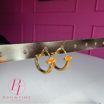 Gouden oorbellen stainless steel